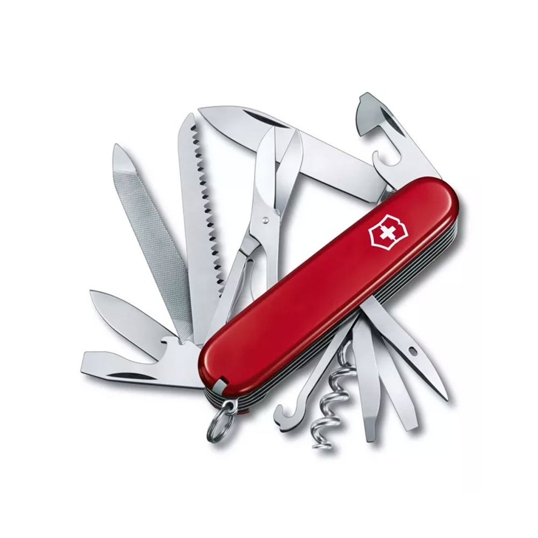 VICTORINOX 瑞士维氏 瑞士刀 Ranger 21用 91mm 红 1.3763 - 露营用品 - 不锈钢 红色