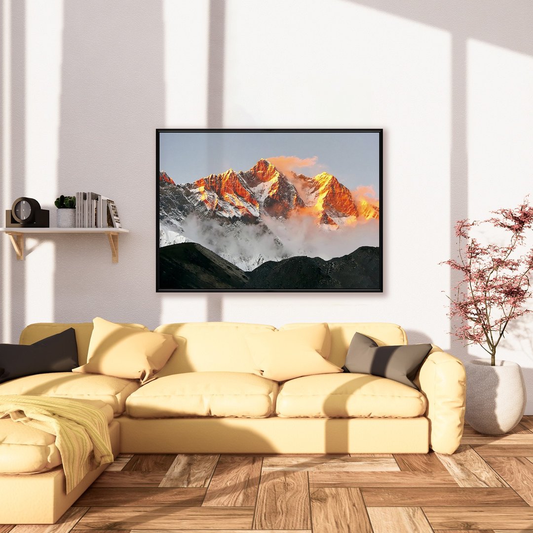 暮色喜马拉雅山 - 日落风景挂画/居家布置/暮色挂画/入厝礼物 - 海报/装饰画/版画 - 棉 多色