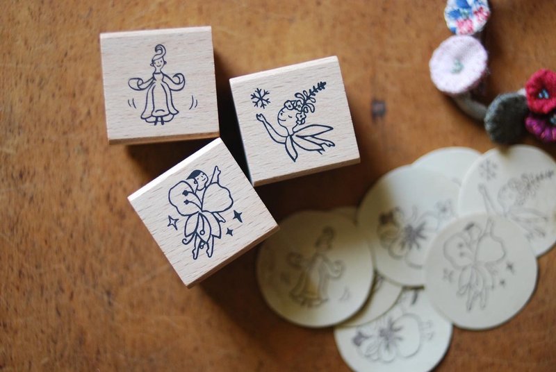 小岛匠所 复刻章 - 花精灵 B - 印章/印台 - 木头 