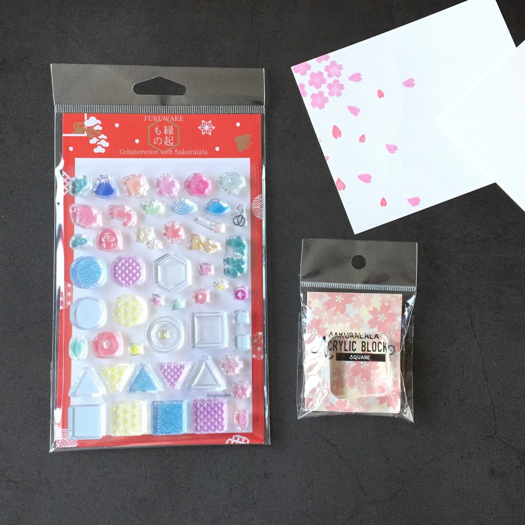 Lucky thing / Clear stamp with 50 types / Clear stamp so easy to use - 印章/印台 - 其他材质 白色