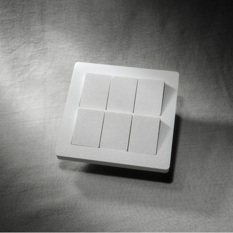 六切开关 国际牌星光改装面板 国际牌开关 【原创商品】 开关改装 - 灯具/灯饰 - 其他材质 白色