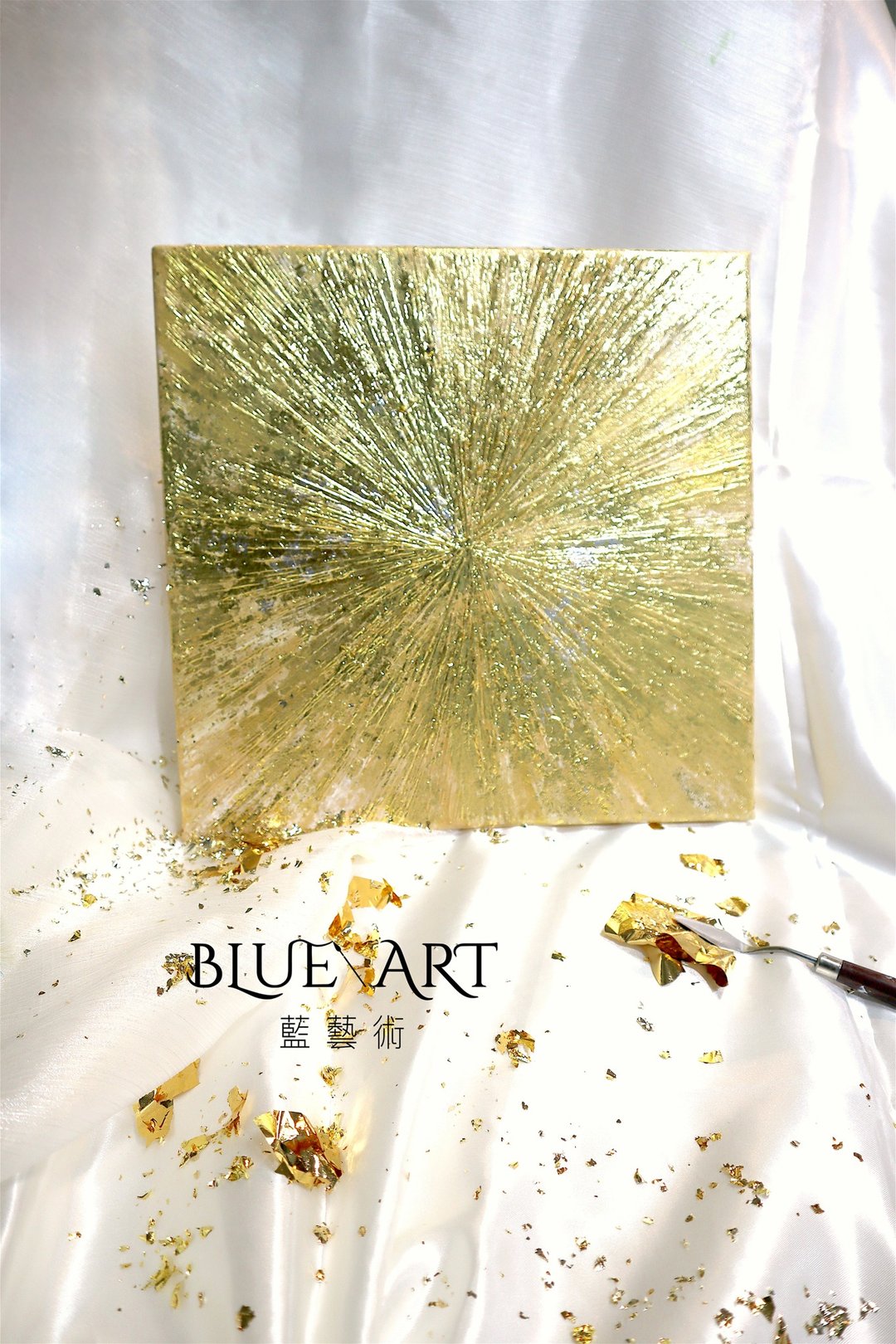 光语-金箔画 抽象画 立体画 摆饰 挂画 开运 装饰 礼物 画画 体验 - 插画/绘画/写字 - 其他材质 