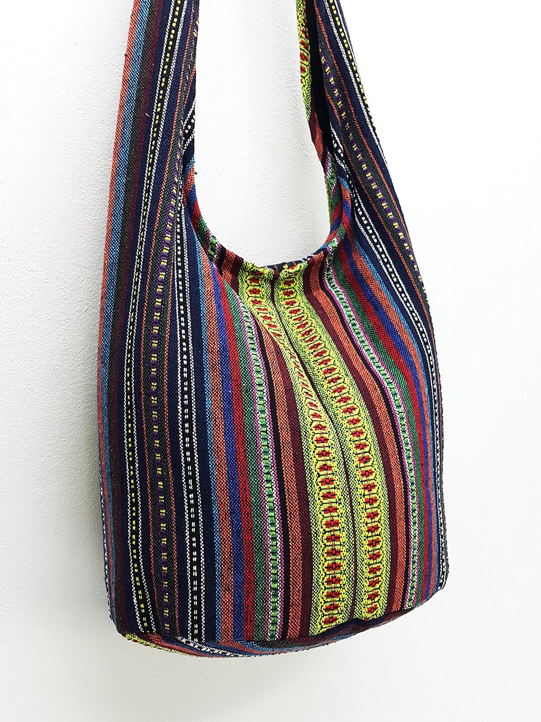 Woven Cotton Bag Boho bag Shoulder bag Crossbody bag Long Strap CWB - 其他 - 棉．麻 多色