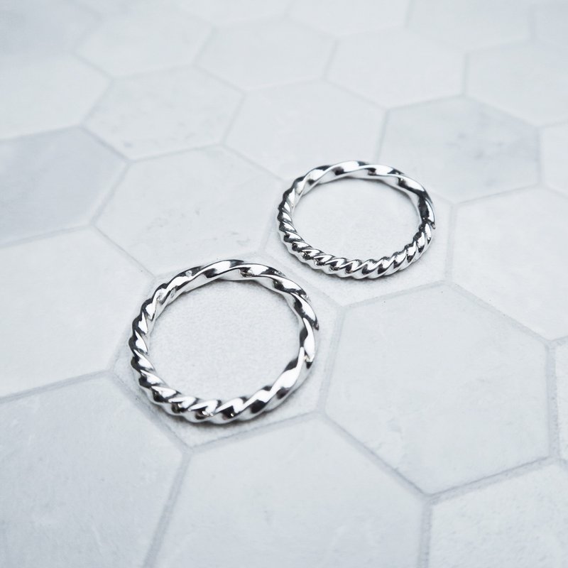 方扭麻花戒指手作-ART64新北永和门市-金工银饰体验课程 - 金工/饰品 - 纯银 