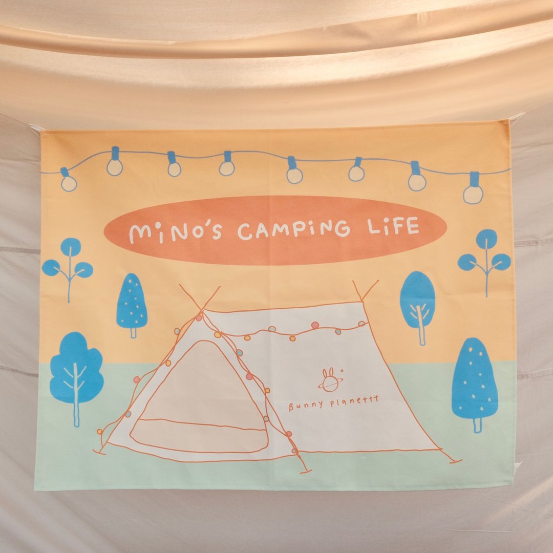 【安心出货】【定制】 Camping Life 露营装饰挂布 - 海报/装饰画/版画 - 棉 多色