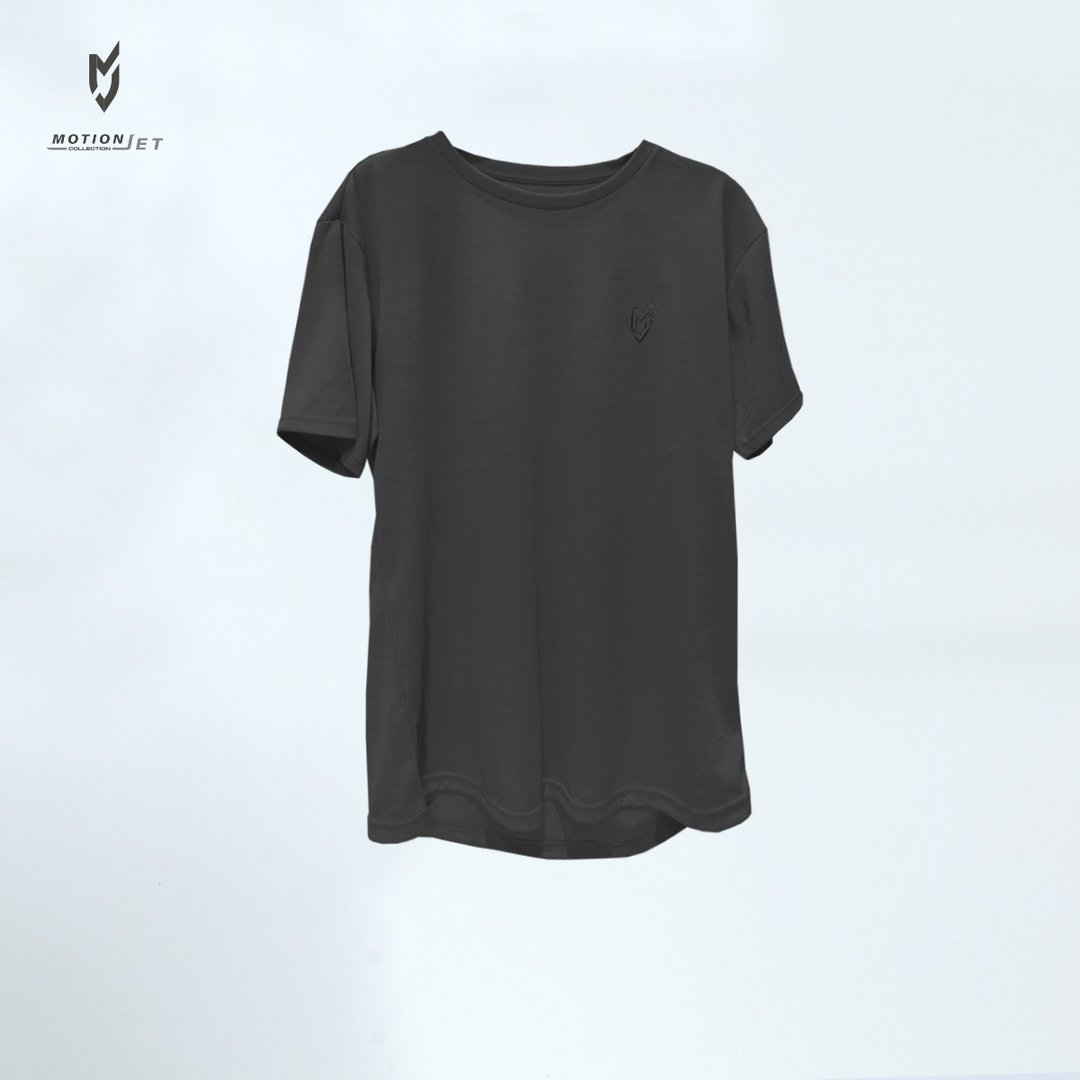 MJC001-MJ 中性版环保抗菌机能运动短袖 (黑) XS-3XL - 男装运动衣 - 其他材质 黑色