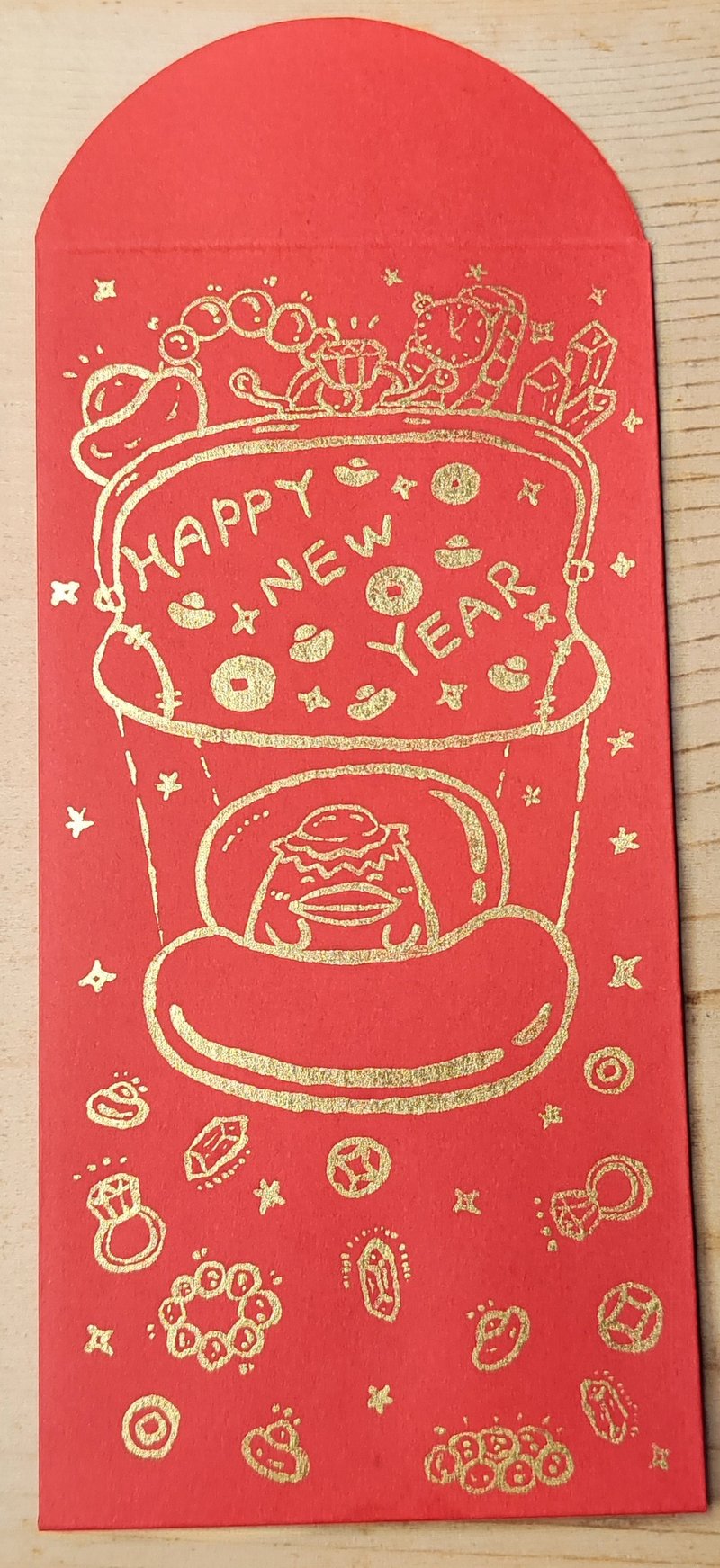 红包袋 / 红包 纯手绘金色红包袋－河童 - 红包/春联 - 纸 红色