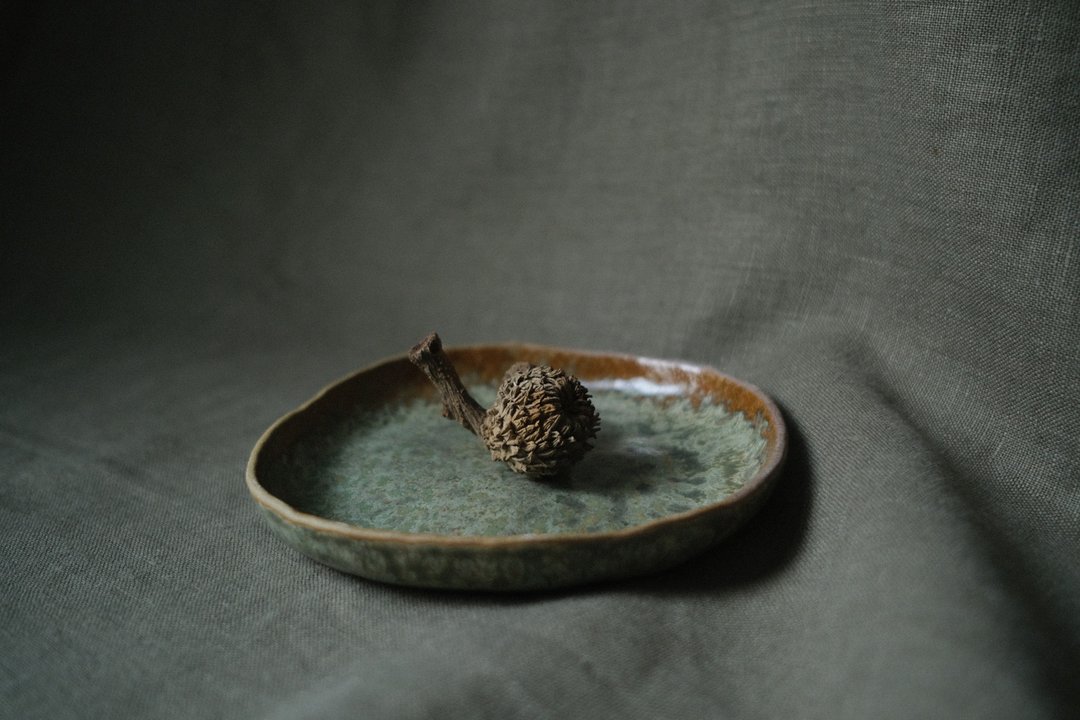 孢子莹・沐谷・湖与漪・皿 - 摆饰 - 陶 绿色
