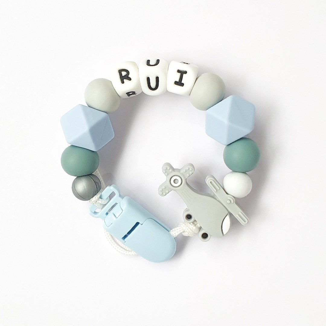 定制化 RUI 直升机 奶嘴链 - 玩具/玩偶 - 其他材质 蓝色