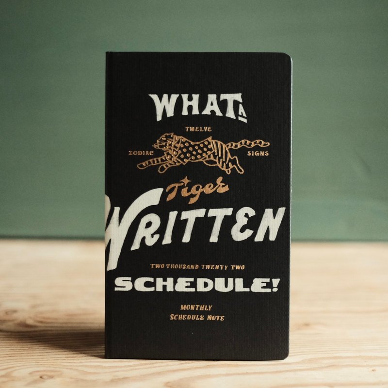 CHALKBOY 2022 Schedule Book (Black) - 笔记本/手帐 - 纸 黑色