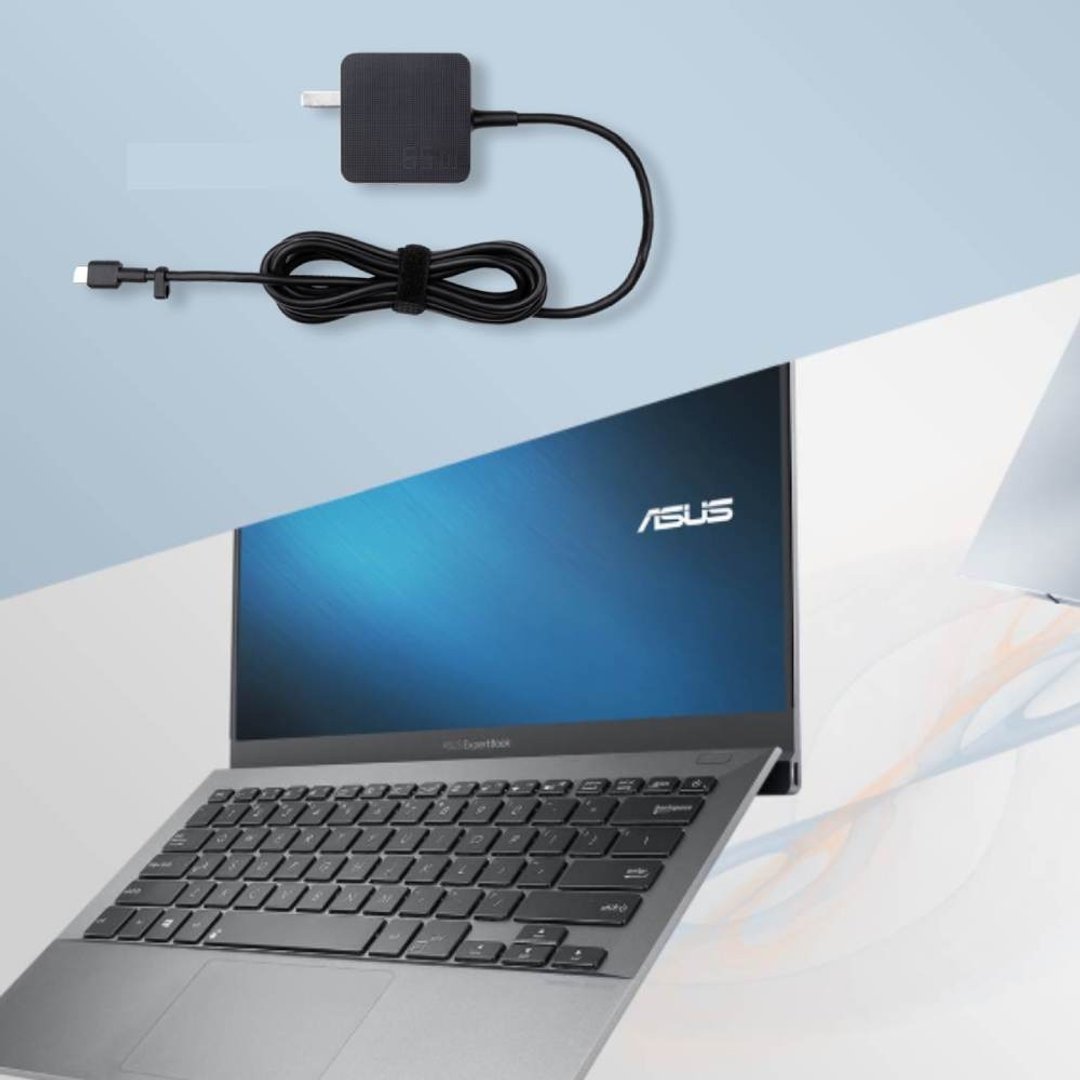 ASUS 65W USB-C 变压器 (AC65-00) - 电脑配件 - 塑料 黑色