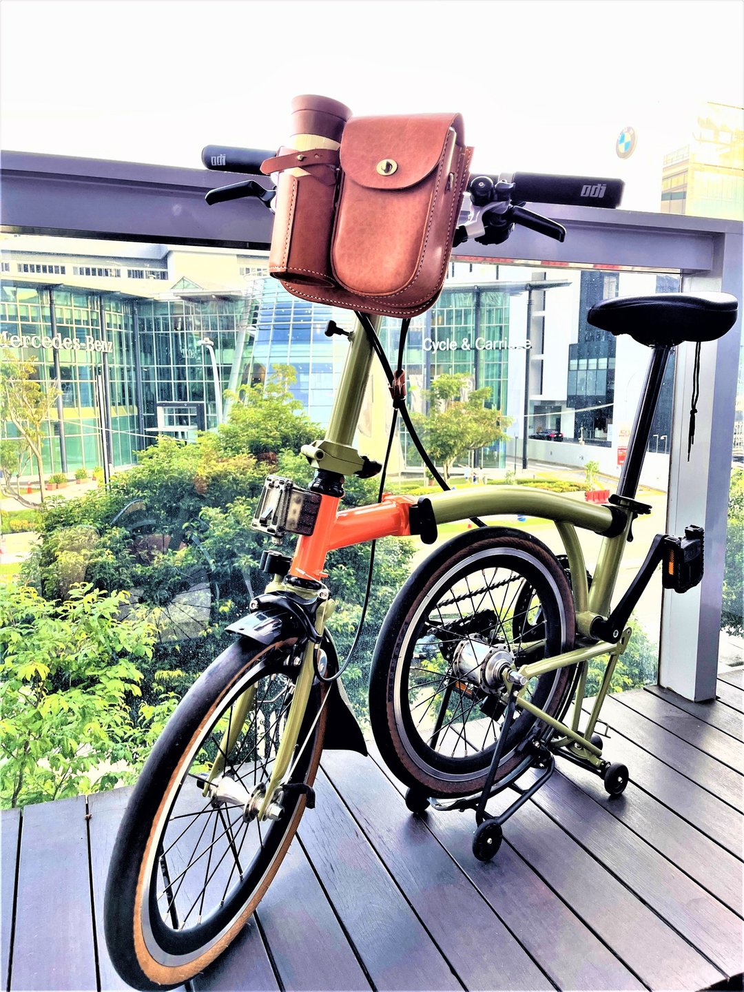 多功能皮革自行车配件 // 皮革自行车包 // Brompton // Pikes - 自行车/周边 - 真皮 