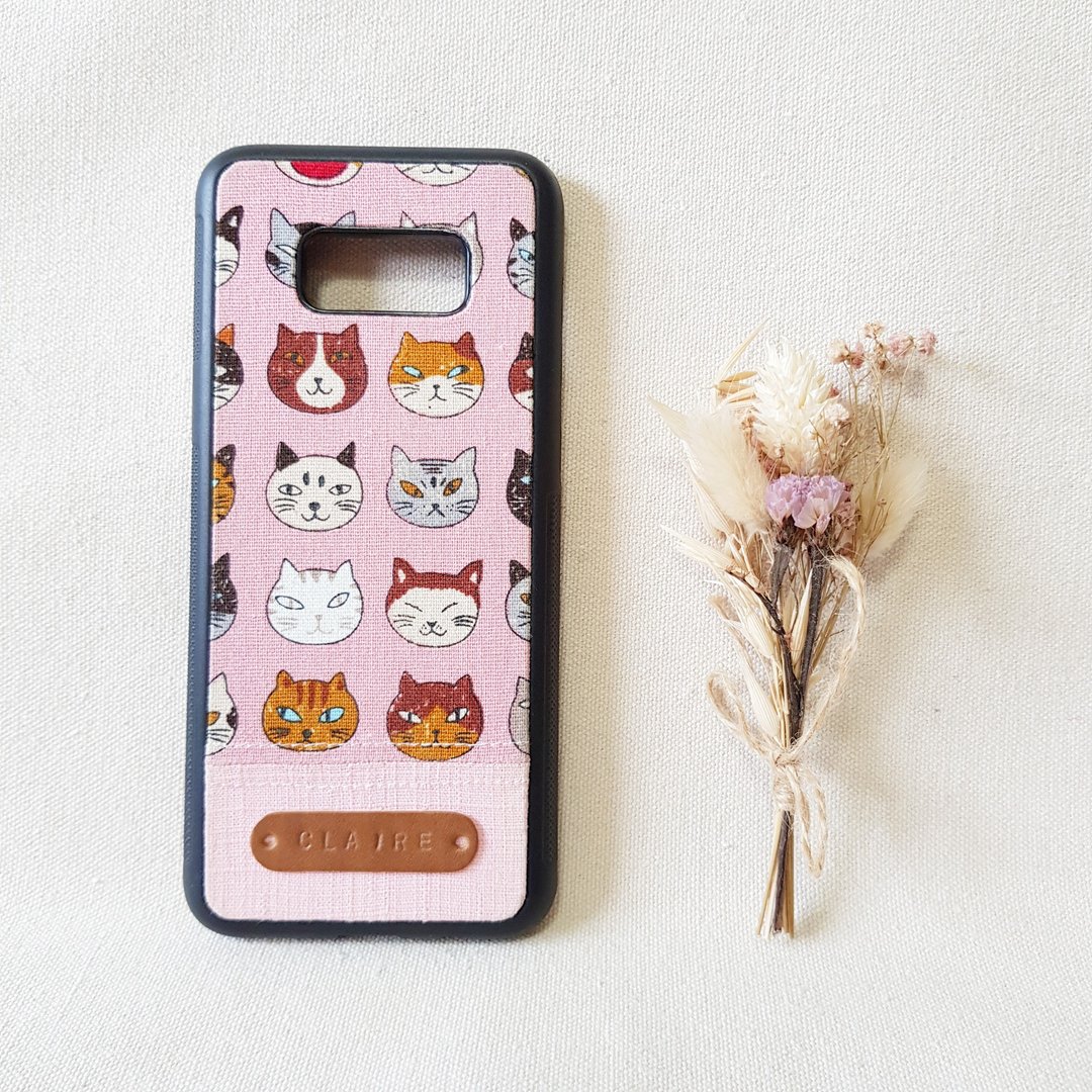 【小花猫-粉】Iphone XR 手机壳 最后一个 - 手机壳/手机套 - 棉 粉红色