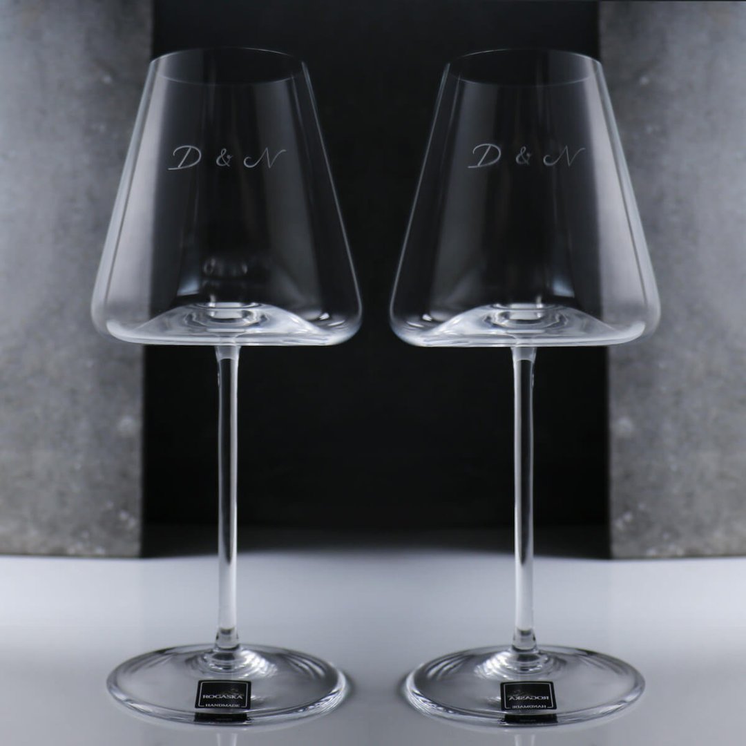 (一对价) 520cc ROGASKA 达文西 - 品酒对杯 - 酒杯/酒器 - 玻璃 灰色