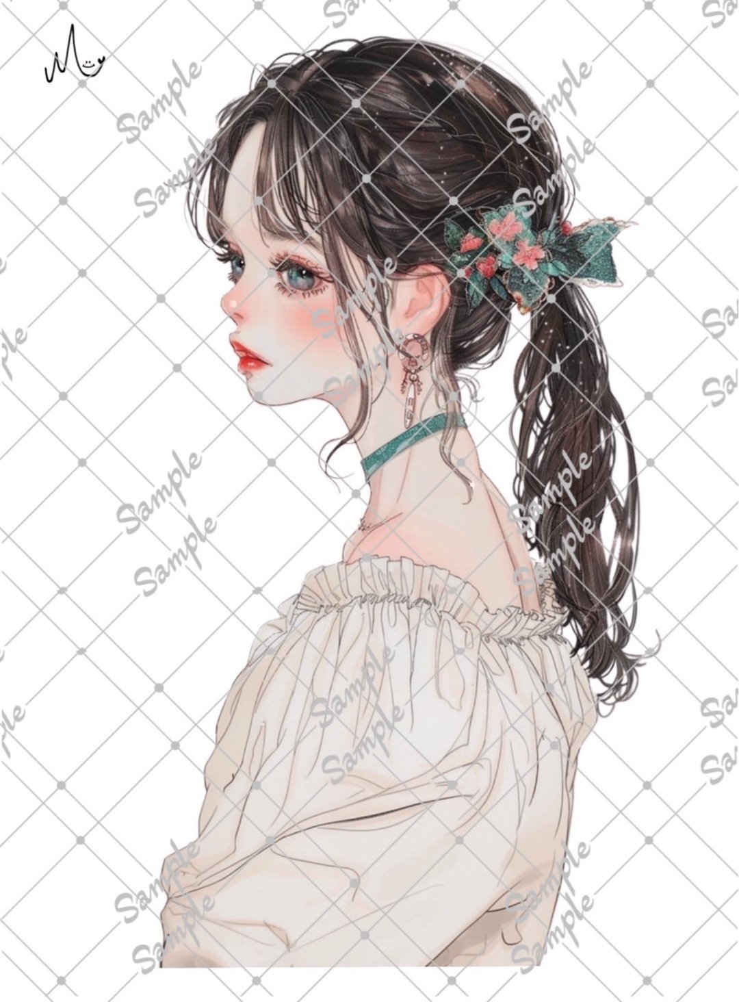 原创人物贴纸 11月新品 - 贴纸 - 纸 