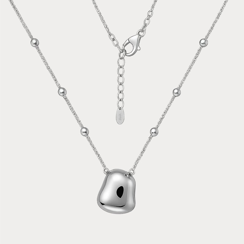 dashbrand DJ05-PD Melt Pendent (Minimal Jewelry) 银925 纯银项链坠饰 - 项链 - 纯银 银色