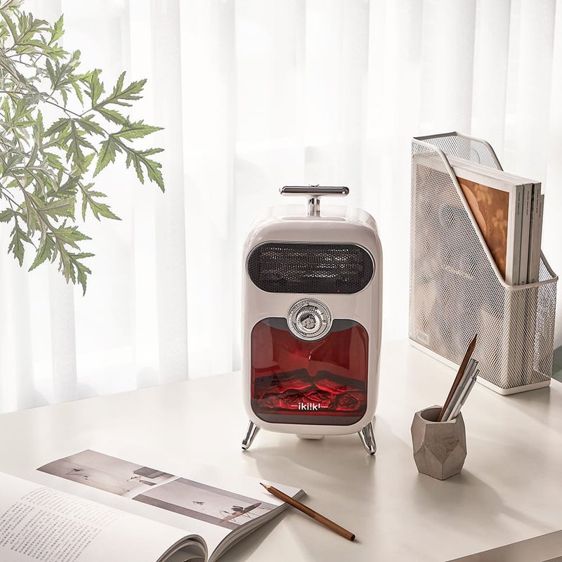 【ikiiki伊崎】仿真炉火陶瓷电暖器 - 其他小家电 - 其他材质 白色