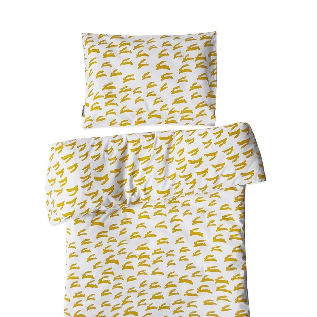 有机棉被套组 – RABBIT BED SET - 寝具 - 棉 黄色