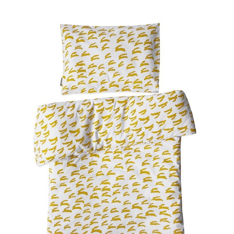 有机棉被套组 – RABBIT BED SET - 寝具 - 棉 黄色