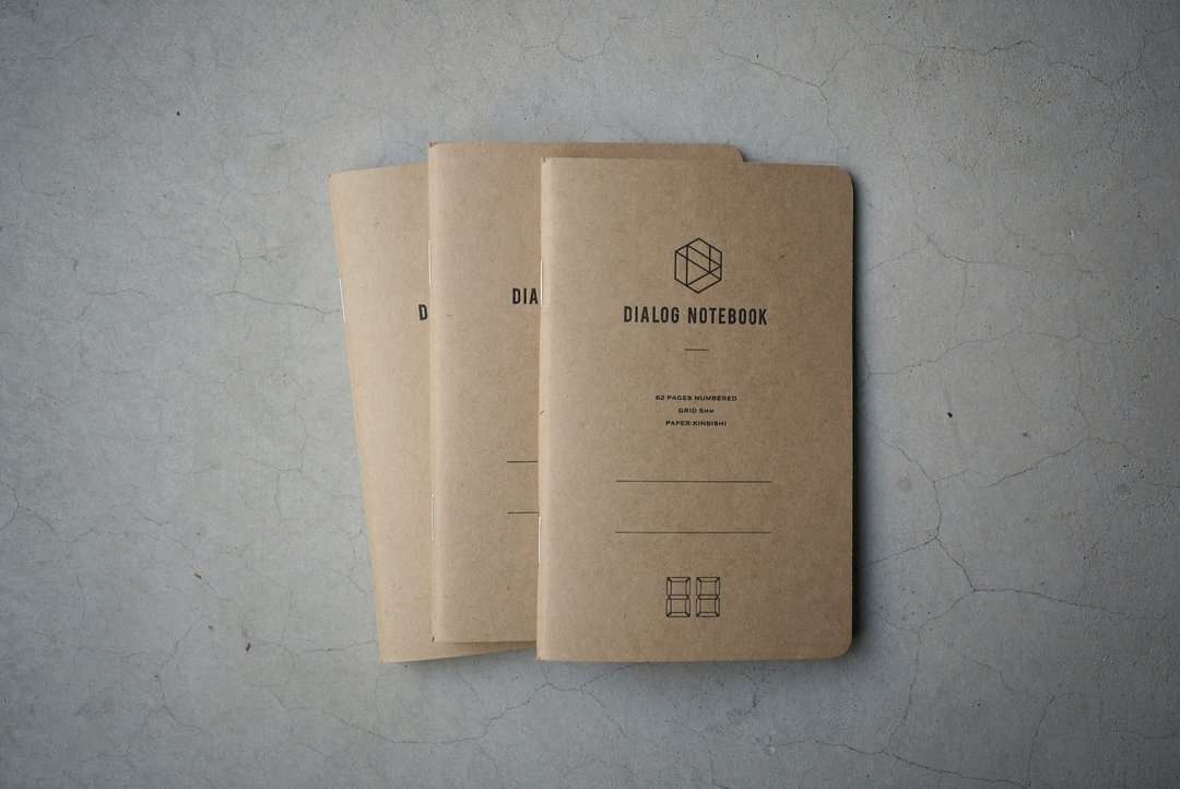 DIALOG NOTEBOOK 三入组 (方格) DN001 - 笔记本/手帐 - 纸 白色