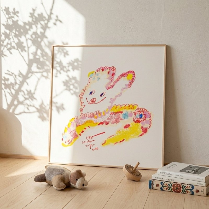 【Lingoooo 插画/动物插画】Febbi |  008 心爱的孩子 - 海报/装饰画/版画 - 纸 