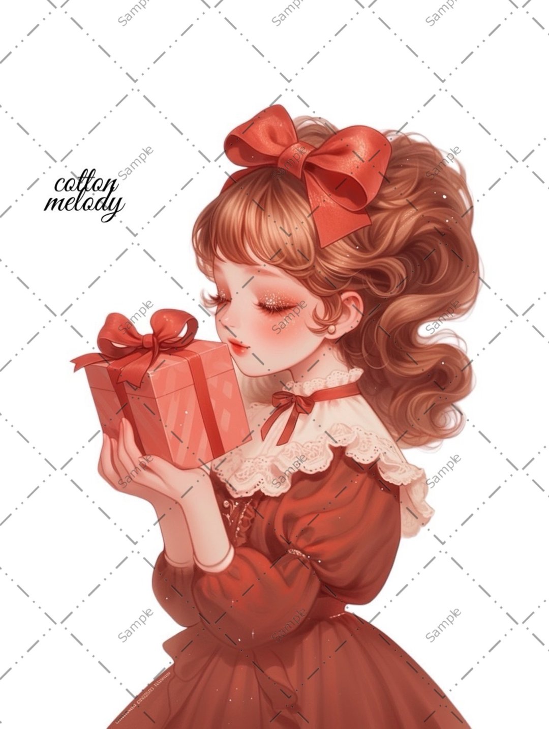 original sticker no.899 人物贴纸 原创贴纸 人物贴纸 女孩贴纸 原创人物贴纸 - 贴纸 - 纸 