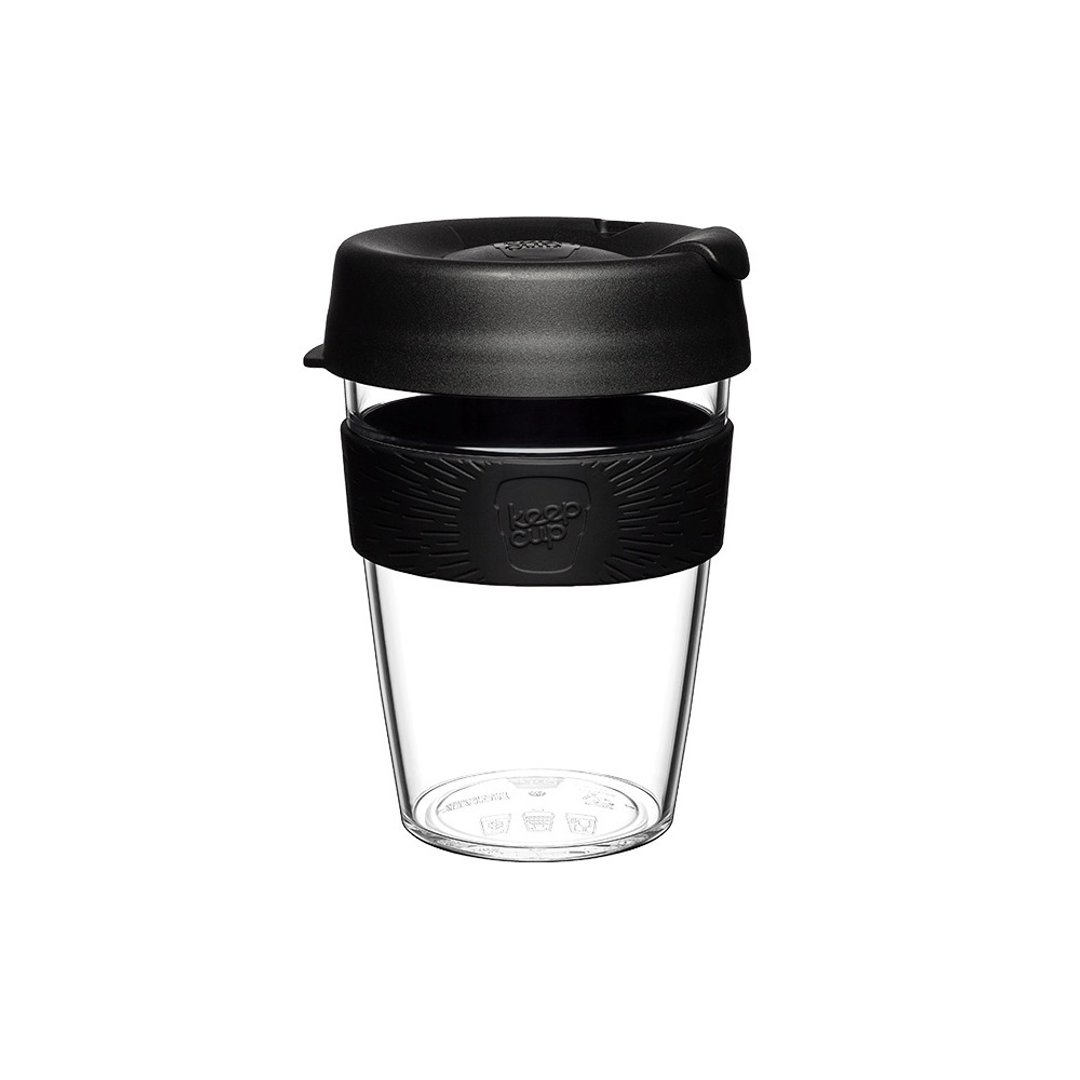 澳洲 KeepCup 轻漾随行杯 M - 黑色幽默 - 咖啡杯/马克杯 - 塑料 黑色