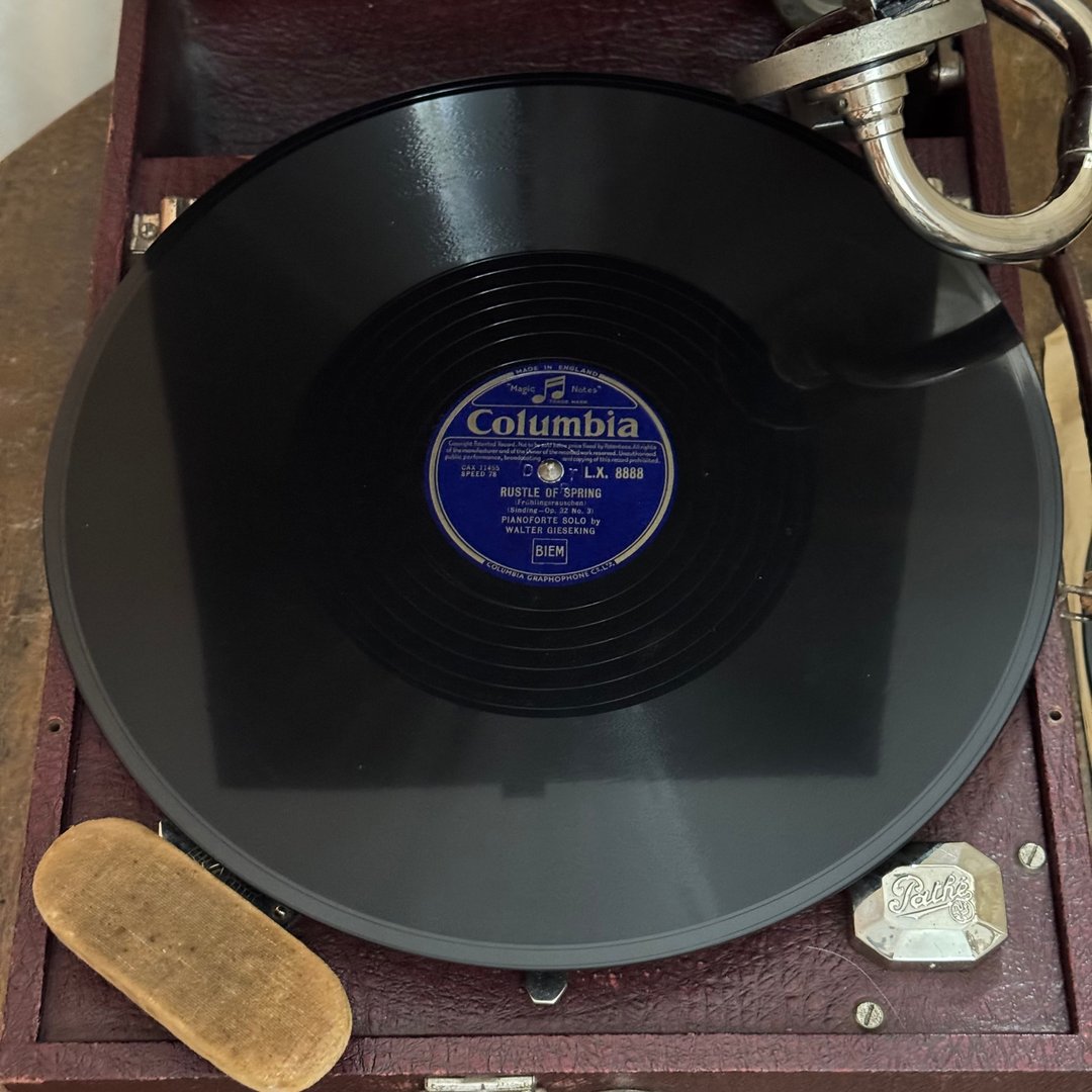 51486-古董 Columbia 78 转虫胶唱片四张 - 葛利格 a 小调钢琴协奏曲等 - 其他 - 其他材质 