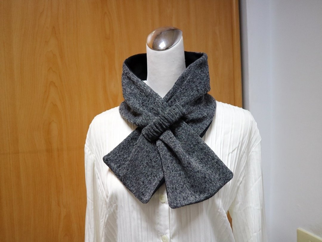 可调式短围巾.scarf 保暖围脖 双面双色 大人.小孩均适用 - 围巾/披肩 - 其他材质 