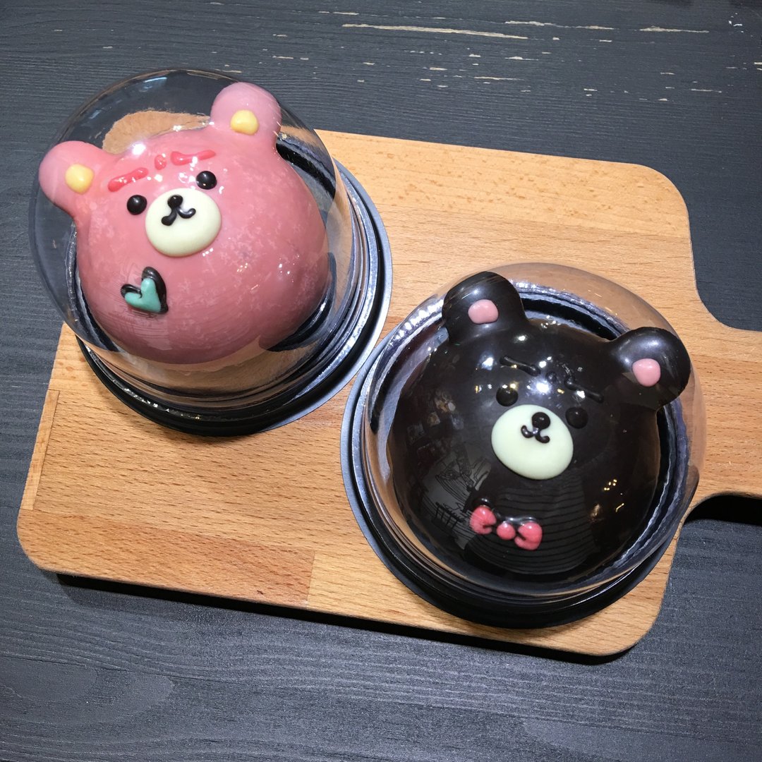 专属胖胖熊布朗尼(爆浆巧克力) - 蛋糕/甜点 - 新鲜食材 多色