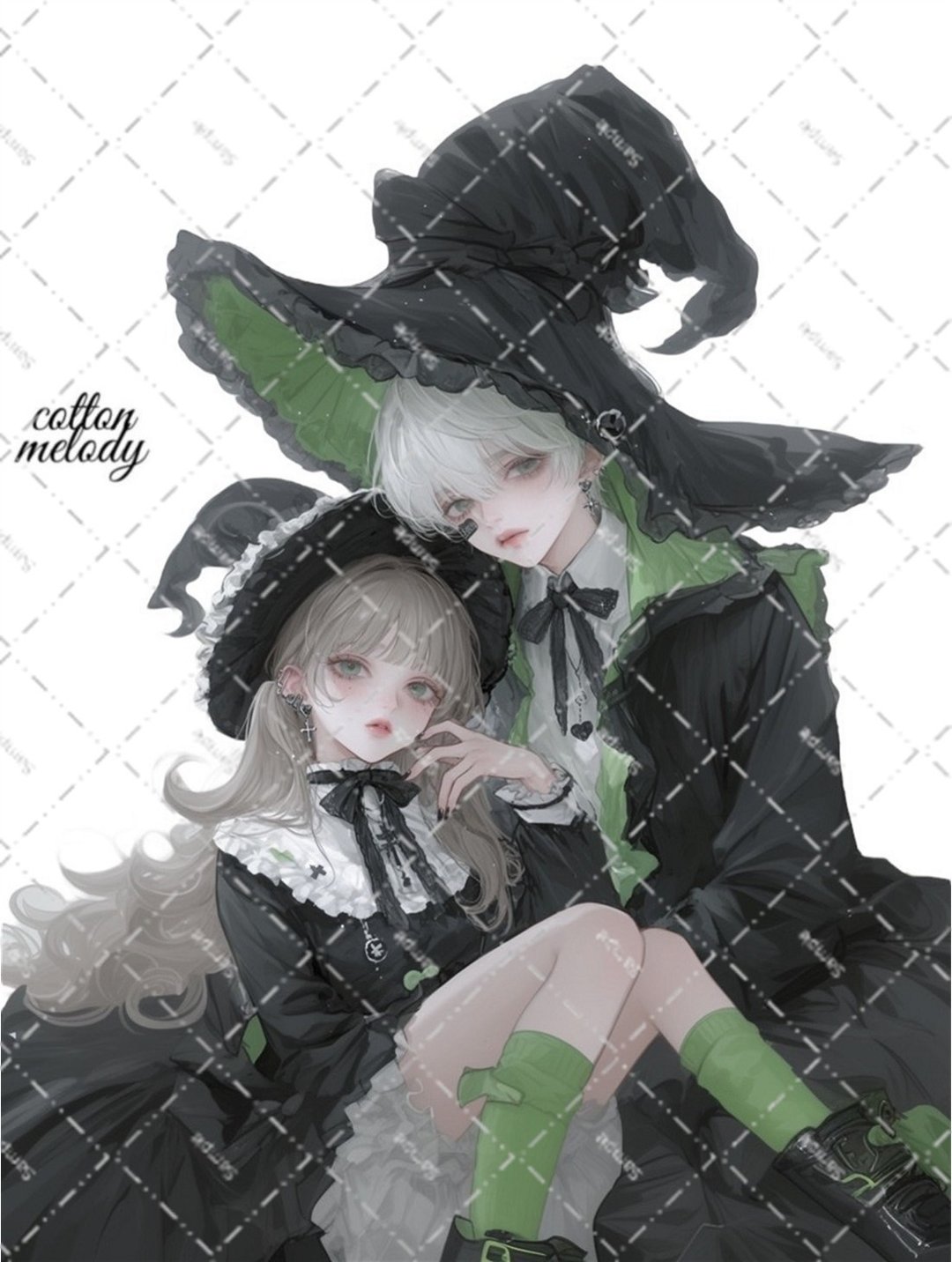 original sticker no.6677 人物贴纸 原创贴纸 人物贴纸 女孩贴纸 原创人物贴纸 - 贴纸 - 纸 