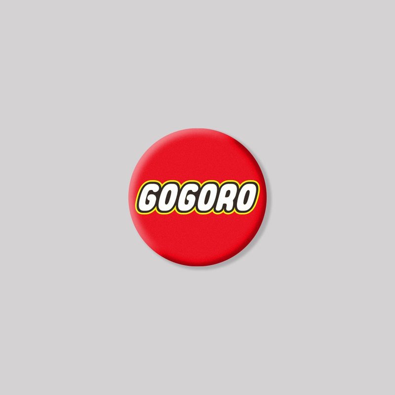 GOGORO/TOY/圆形/铝牌饰贴 SunBrother孙氏兄弟 - 贴纸 - 铝合金 红色