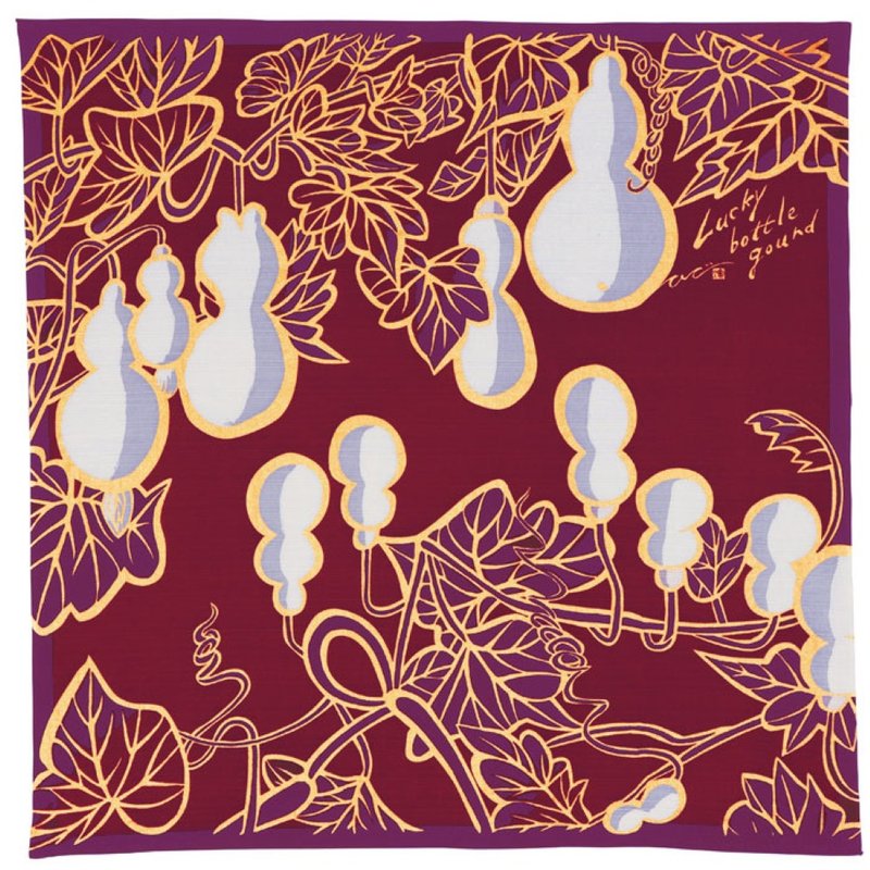 包巾 - Lucky bottle gourd/BRN - 其他 - 棉．麻 红色