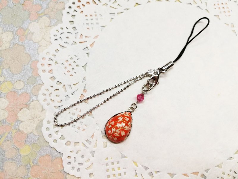 水滴型吊饰 日本友禅纸 和纸GT04-001(手作~独一商品) - 吊饰 - 其他材质 