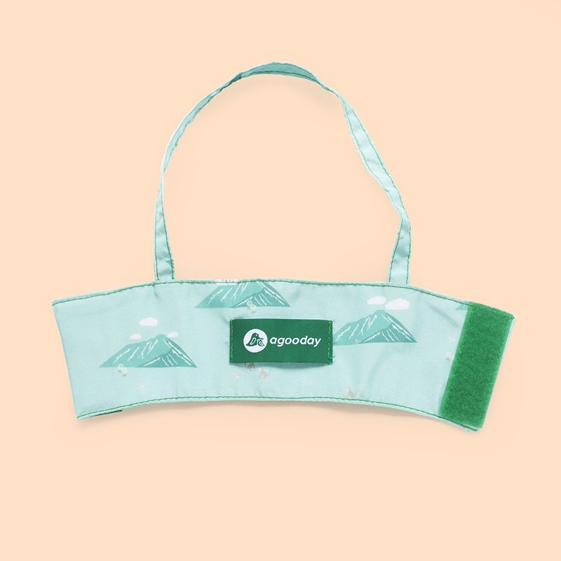 好日子两用饮料杯套| 玉山 - 随行杯提袋/水壶袋 - 聚酯纤维 绿色