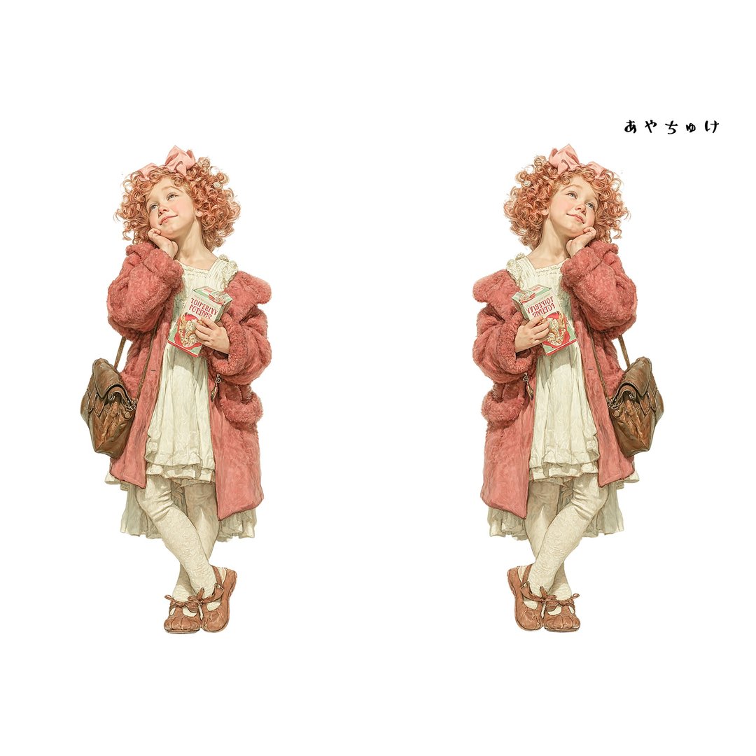 【11月新品2】08-108-0156 人物贴纸 圣诞复古风 - 贴纸 - 纸 