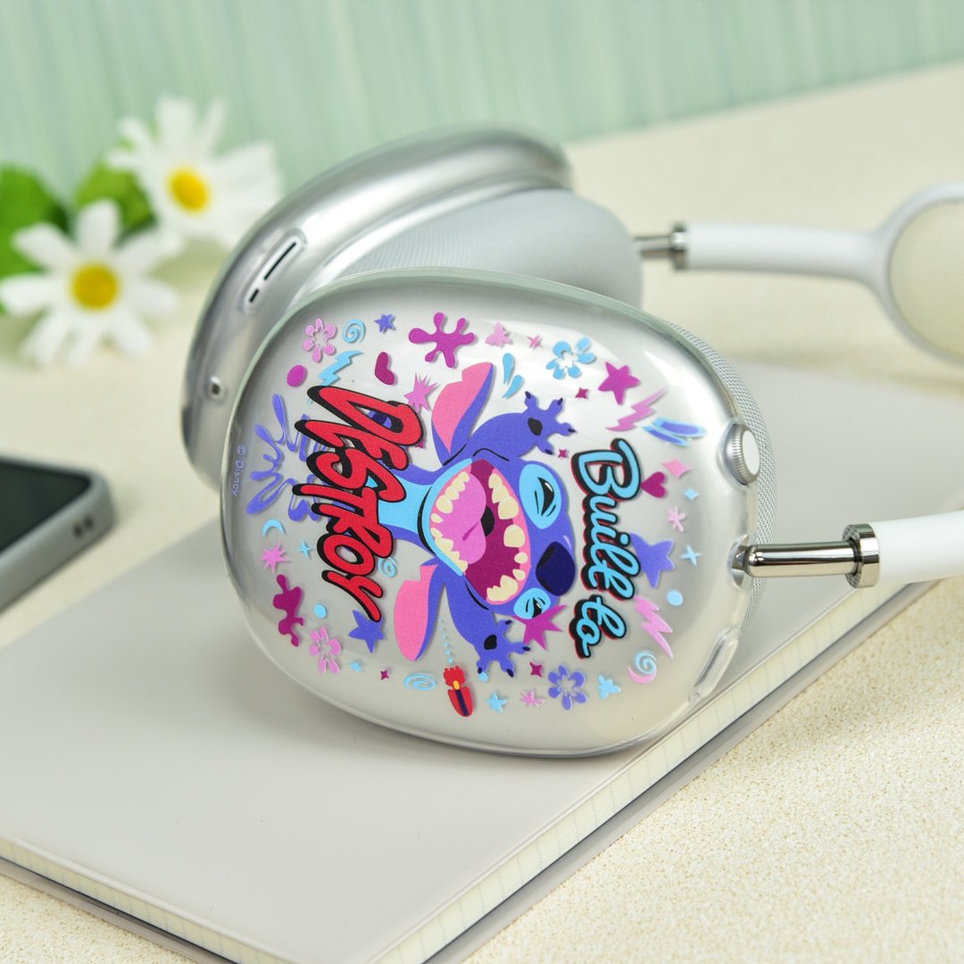 史迪奇系列耳机保护套 For AirPods Max - 耳机收纳 - 其他材质 蓝色