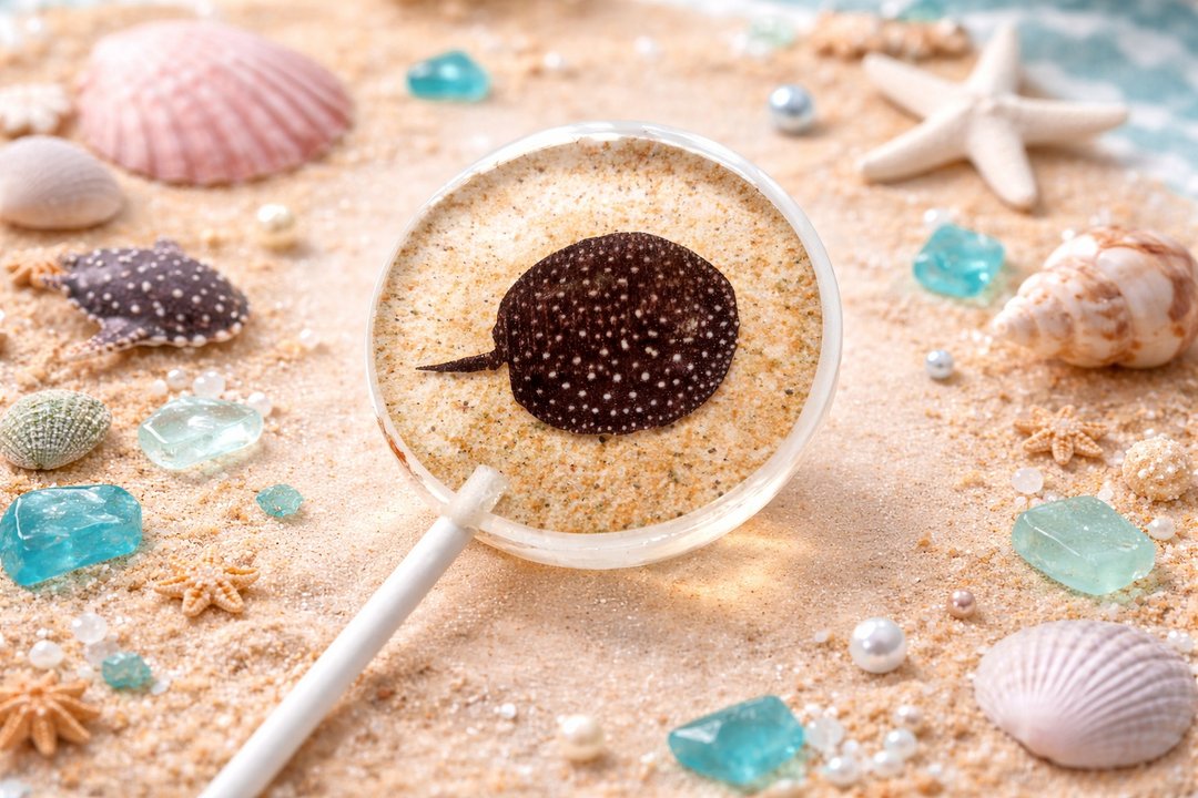 分层棒棒糖－沙海滑行者 - 零食/点心 - 新鲜食材 黑色
