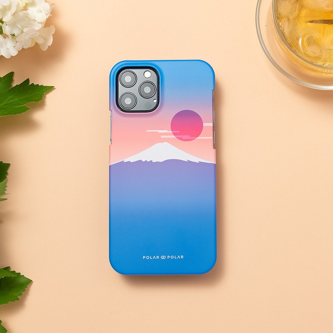 iPhone / Samsung 富士山蓝 半包硬壳 手机壳【定制】 - 手机壳/手机套 - 塑料 蓝色