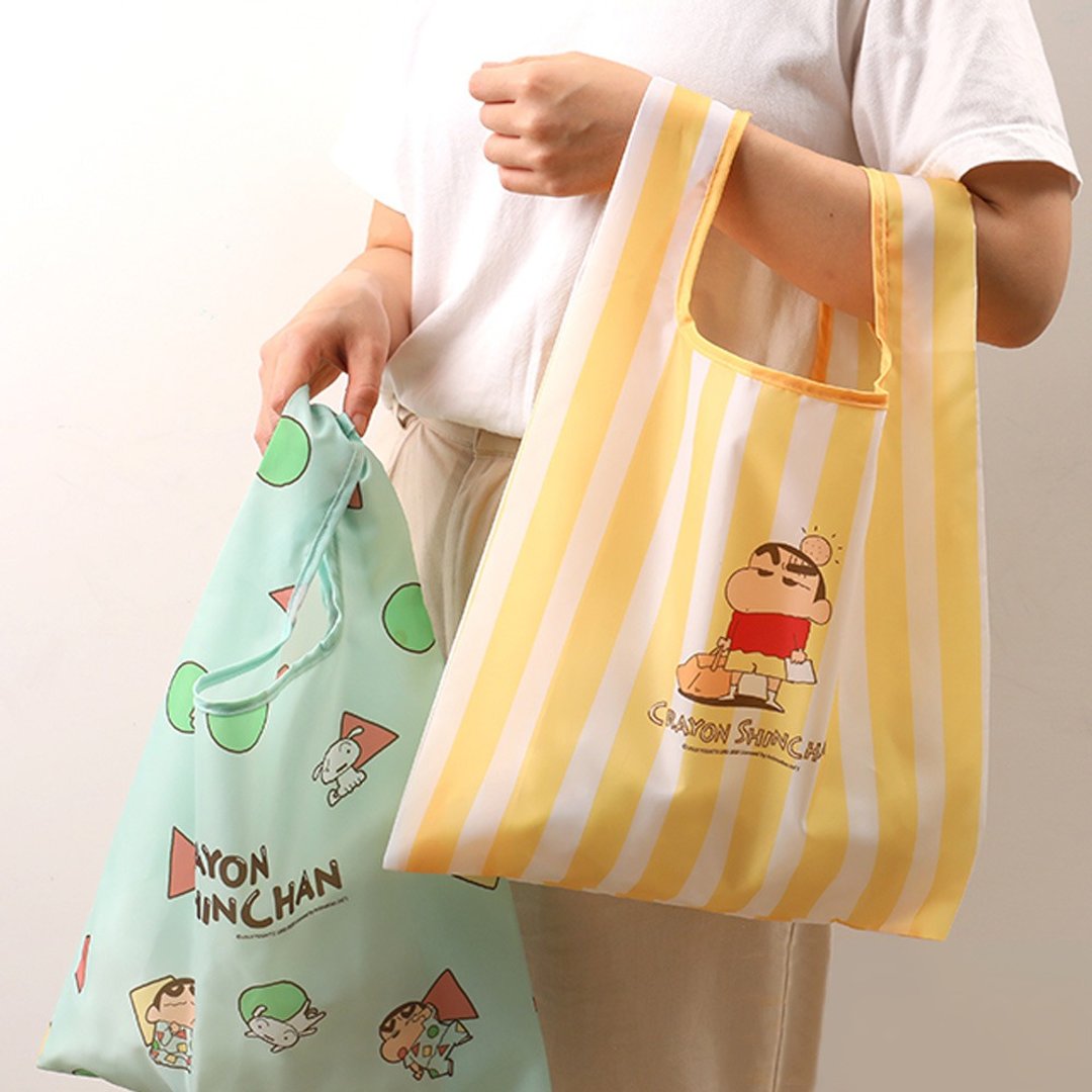 蜡笔小新Eco Bag-  环保袋 折叠购物袋 收纳袋 手提袋 - 手提包/手提袋 - 聚酯纤维 多色