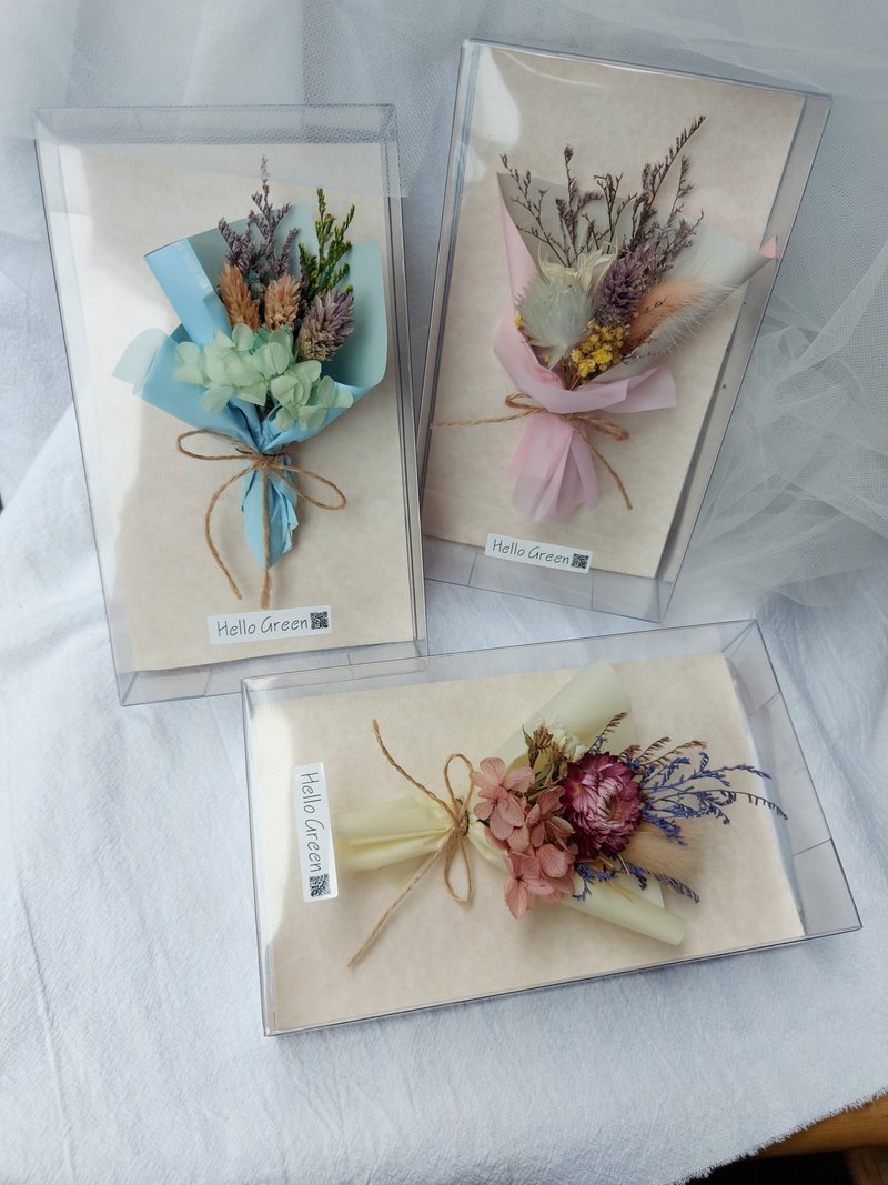 马卡龙色系花束卡片 - 卡片/明信片 - 植物．花 多色