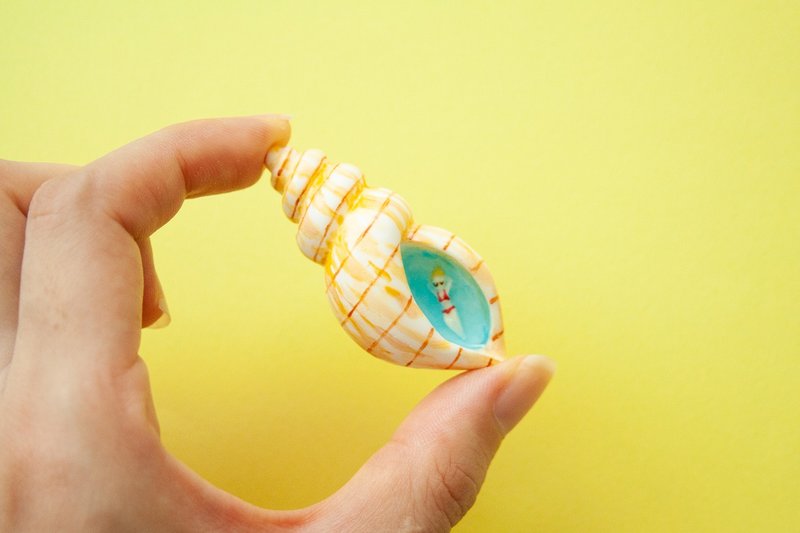 Made to order ~ 8/18 Hide Celebrity's mini barrette-brown - 发饰 - 塑料 咖啡色