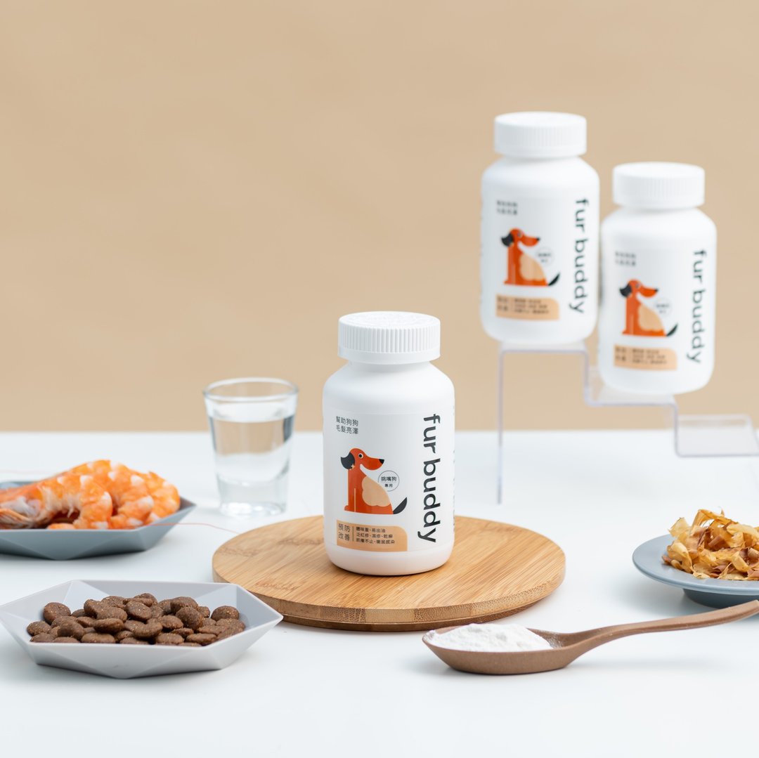宠物益生菌–猫狗皮肤保养粉 - 猫罐头/鲜食 - 塑料 白色