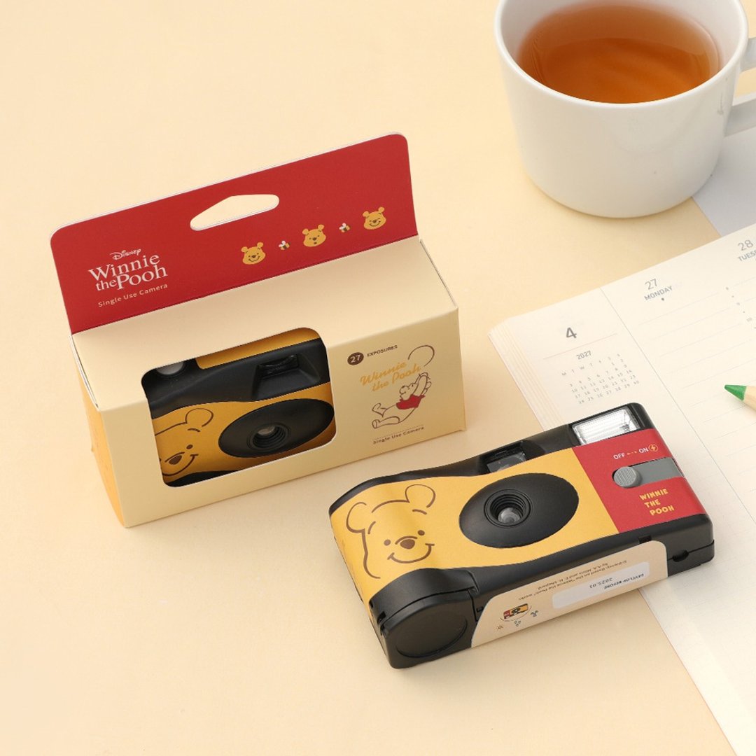 迪士尼小熊维尼即可拍相机-iso400 可拍摄27张 底片相机 胶卷相机 - 相机 - 其他材质 多色