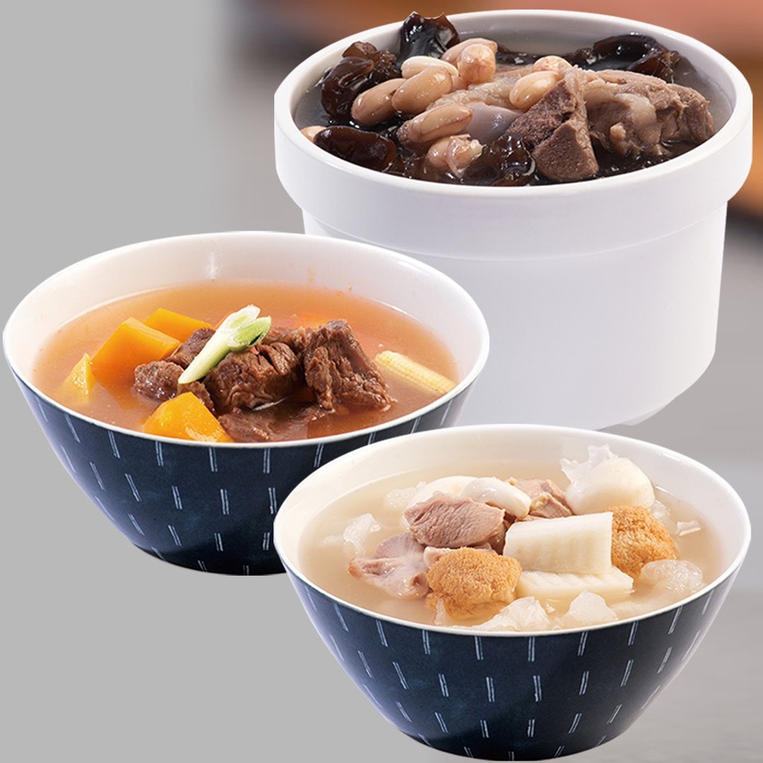 【包邮组】即食炖汤【照料理】妈煮汤-哺乳汤品6入组(坐月子 - 熟食小吃 - 其他材质 白色