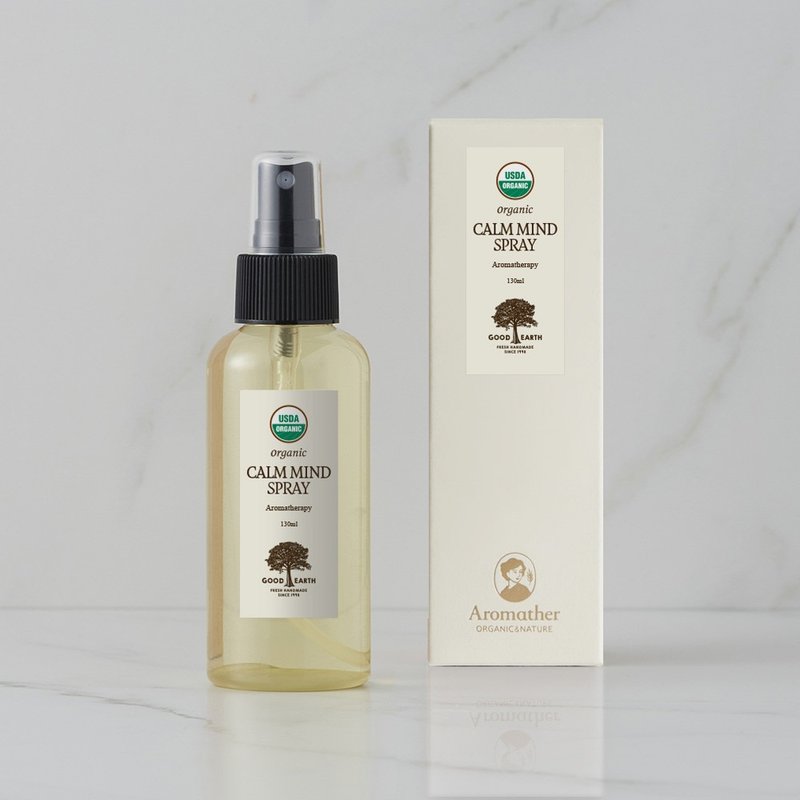 韩国Aromather逐香者-沈静心灵精油香氛喷雾130ml 空间织品喷雾 - 香薰/精油/线香 - 精油 