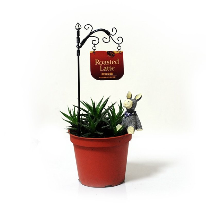 铝线植栽花插.花牌.标示牌1 - 其他 - 其他金属 黑色