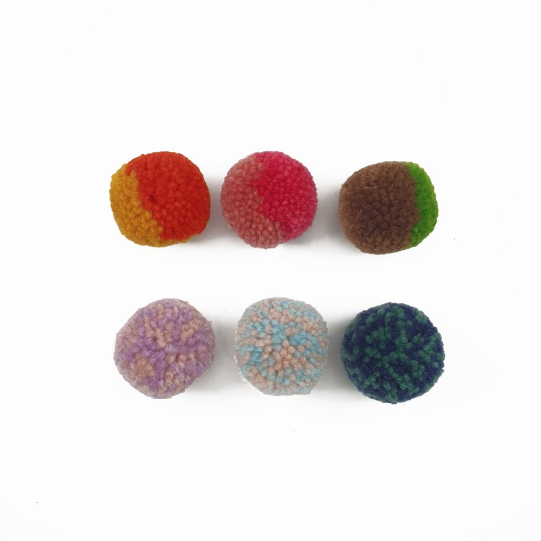 在家玩多彩毛绒球6入组 Pawsholic爪迷 - 玩具 - 其他材质 