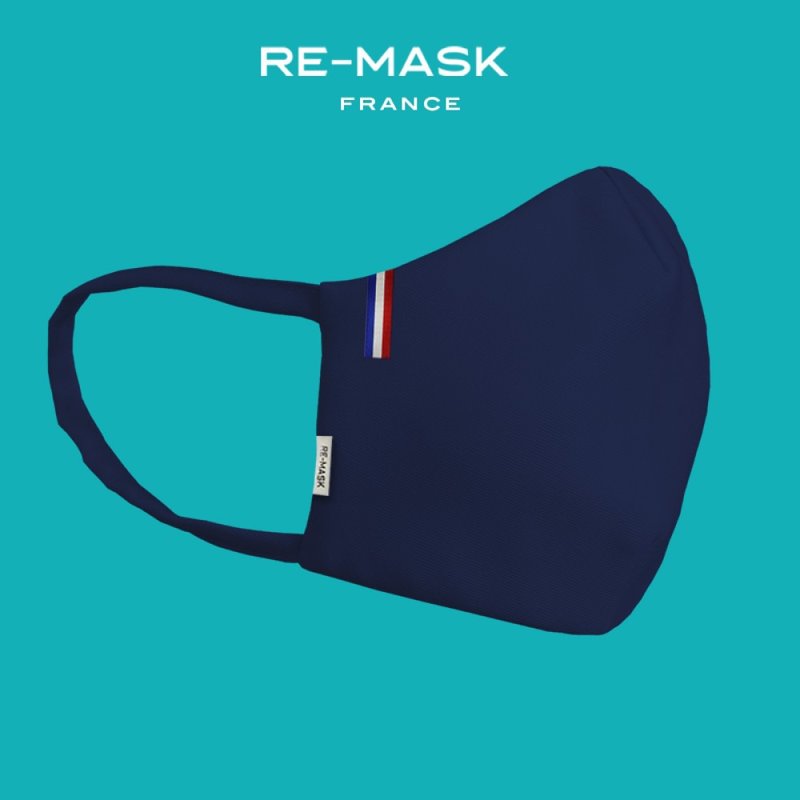 Re-Mask 冰感の香港制造 VFE 口罩 | ICY Series | France - 口罩 - 棉．麻 多色