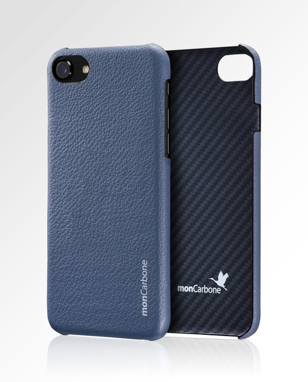 【Apple新品】防弹纤维结合Napa皮革保护壳 iPhone SE 蓝 - 手机壳/手机套 - 真皮 多色